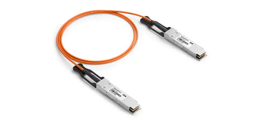 56G QSFP+ Active Optical Cable, Armored, Commercial-grade