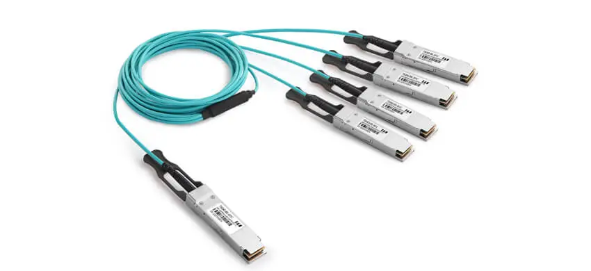 200G QSFP56 to 4x50GBASE QSFP56 Active Optical Cable