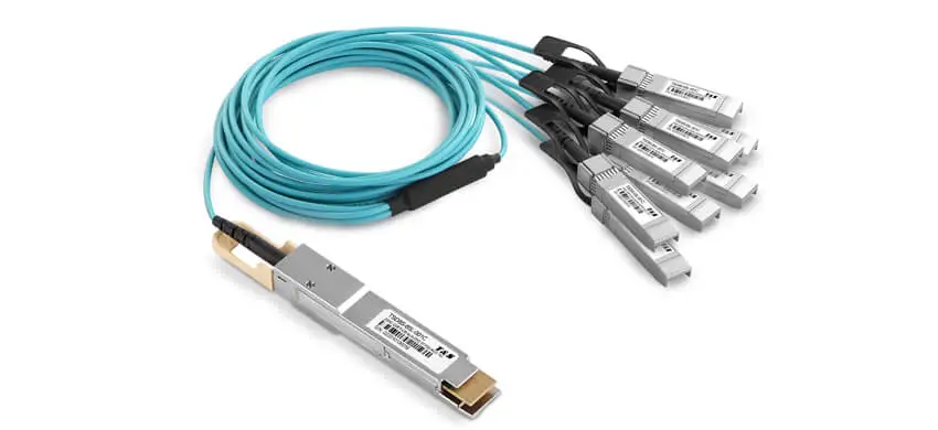 200G QSFP-DD to 8x25GBASE SFP28 Active Optical Cable