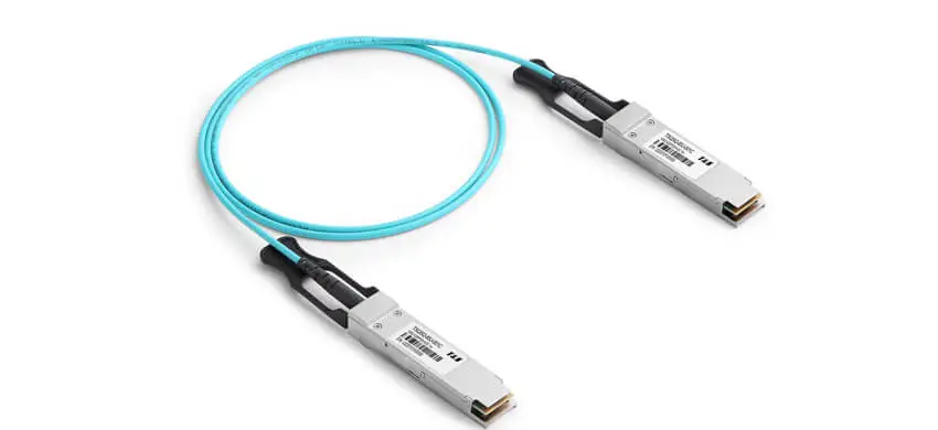 100G QSFP28 Active Optical Cable, Armored, Commercial-grade