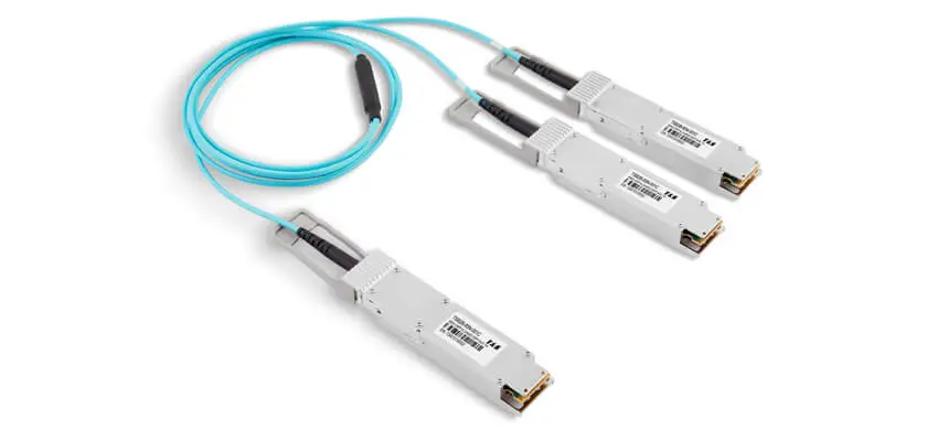 800G OSFP to 2 x 400GBASE OSFP Active Optical Cable