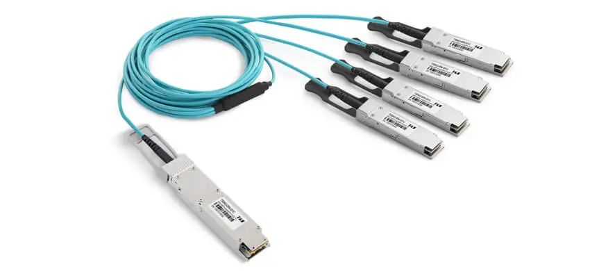 800G OSFP to 4 x 200GBASE QSFP112 Active Optical Cable
