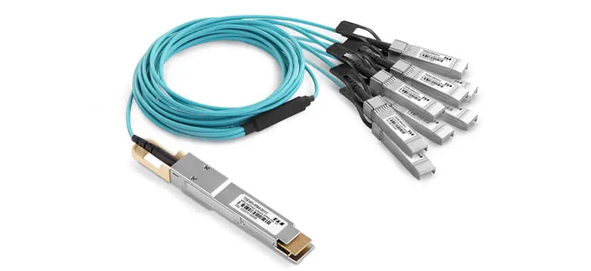 400G QSFP-DD to 8x50GBASE SFP56 Active Optical Cable, Armored