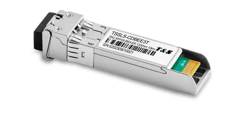 25G SFP28 BIDI TX1330nm RX1270nm_10km Fiber Optic Transceiver