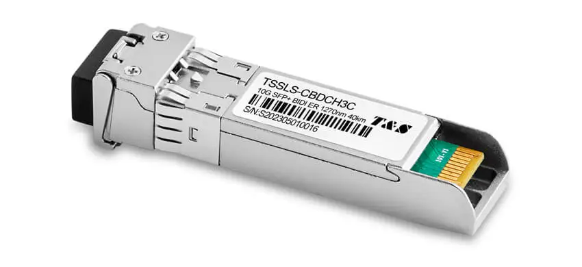 10G SFP+ BIDI 40km TX1270nm RX1330nm Fiber Optic Transceiver