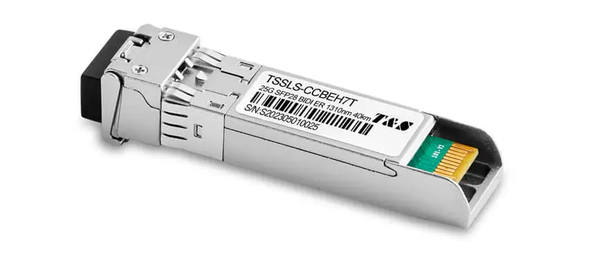 25G SFP28 BIDI TX1310nm RX1270nm_40km Fiber Optic Transceiver