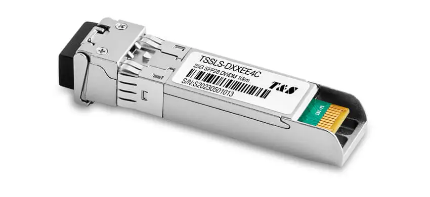 25G SFP28 DWDM 10km Fiber Optic Transceiver