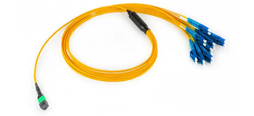 16F, MTP/APC/Male-LC/UPC (Duplex), G657A2 Single Mode, LSZH, 0.75dB max (SM STD.), Harness Cable