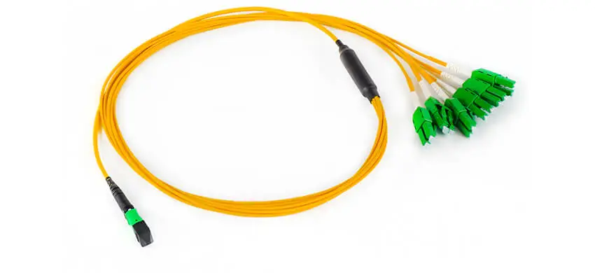 12F, MTP/APC/Female-LC/APC (Uniboot), G657A1 Single Mode, OFNP, 0.75dB max (SM STD.), Harness Cable