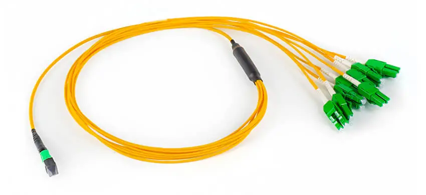 16F, MPO/APC/Female-LC/APC (Uniboot), G657A1 Single Mode, LSZH, 0.75dB max (SM STD.), Harness Cable