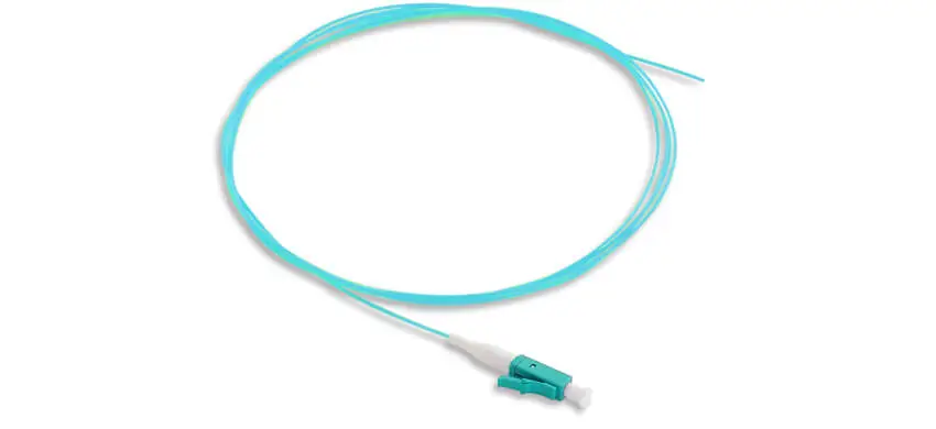 LC/PC Simplex OM3 MultimodeHytrel 0.9mm Aqua Tight Buffered Pigtail