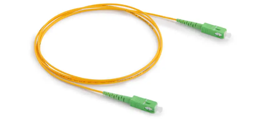 SC/APC-SC/APC Simple SMF-28 Ultra LSZH 1.6mm Yellow Tight Buffered Master cord