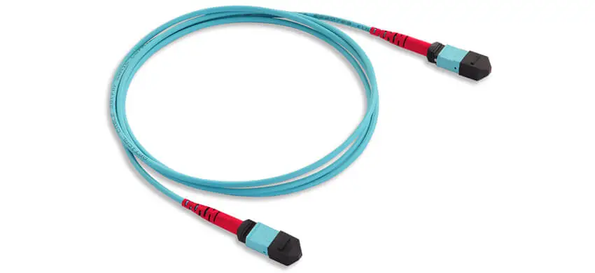MPO Reference Cable, 24F, MPO/APC/M-MPO/APC/F, MM OM3, OFNR, 0.35dB max (ELITE), Type B, Trunk Cable