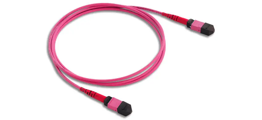 MPO Reference Cable, 16F, MPO/PC/M-MPO/PC/M, OM4, OFNP, 0.35dB max (ELITE), Type C, Trunk Cable