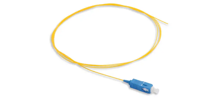 SC/PC- Simplex OS2 Single ModeLSZH 0.9mm Yellow Tight Buffered Pigtail