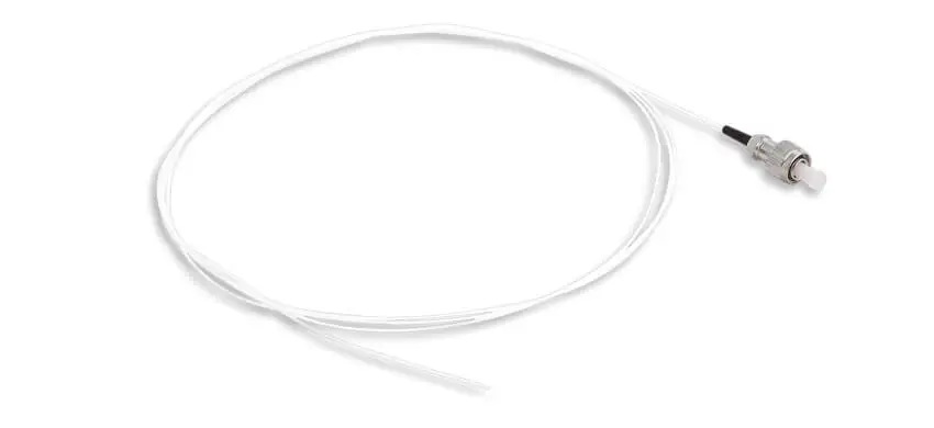 FC/APC- Simplex OS2 Single ModeLSZH 0.9mm White Semi Tight Buffered Pigtail