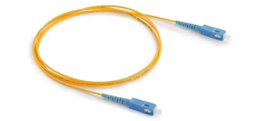 SC/UPC-SC/UPC Simple SMF-28 Ultra LSZH 1.8mm Yellow Tight Buffered Master cord