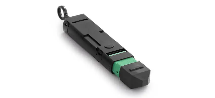 12 Fiber MTP/APC Standard Male Loopback with Housing and pull tab - 9/125µm Singlemode OS2