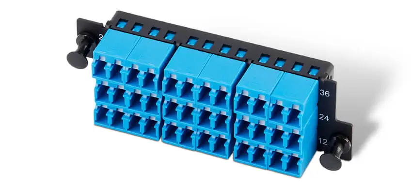 36-port LC (Duplex) Metal Adapter Panel, Match for UltraX/Y/N/S Series Enclosures