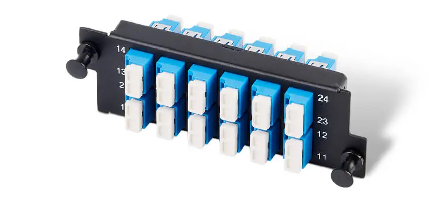 24-port LC (Duplex) Metal Adapter Panel, Match for UltraX/Y/N/S Series Enclosures