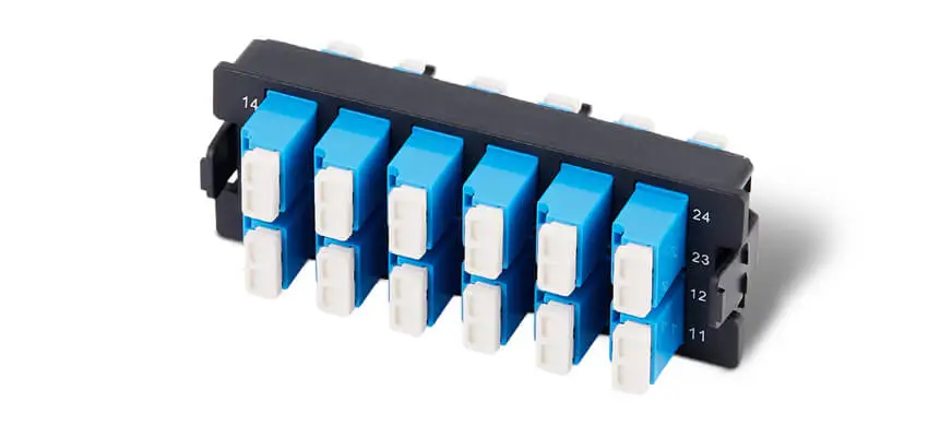24-port LC (Duplex) Plastic Adapter Panel, Match for UltraX/Y/N/S Series Enclosures