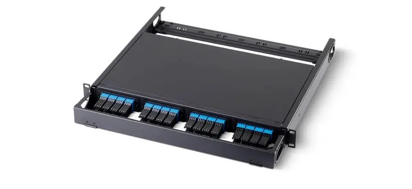 UltraN HD 19”1U Enclosure with 4 x Module Cassette or 4 x Adapter Panel, Sliding Type