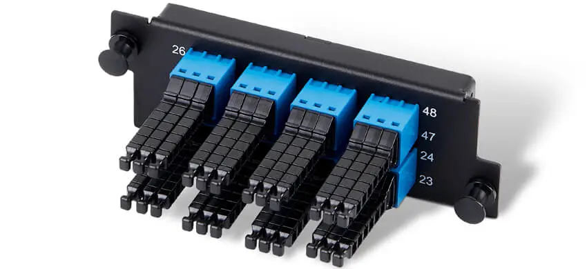48-port MDC (Triple) Metal Adapter Panel, Match for UltraX/Y/N/S Series Enclosures
