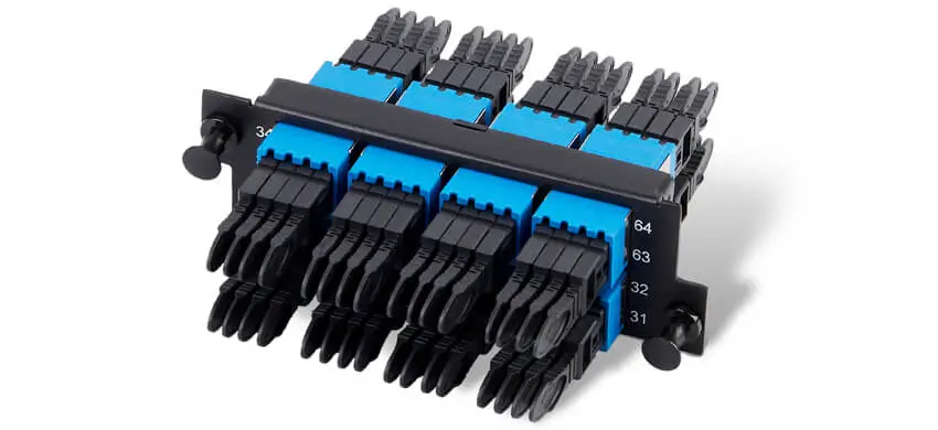 64-port SN (Quad) Metal Adapter Panel, Match for UltraX/Y/N/S Series Enclosures