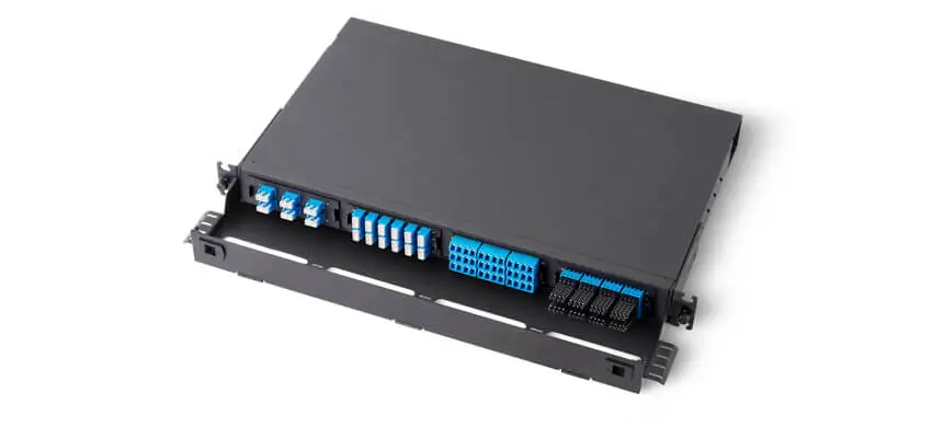 UltraX HD 19”1U Enclosure with 4 x Module Cassette or 4 x Adapter Panel, Fixed Type