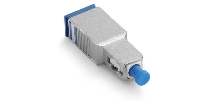 SC/UPC Male to Female In-Line Attenuator - 9/125µm Singlemode OS2 -  Fixed/1-25dB, Metal Housing