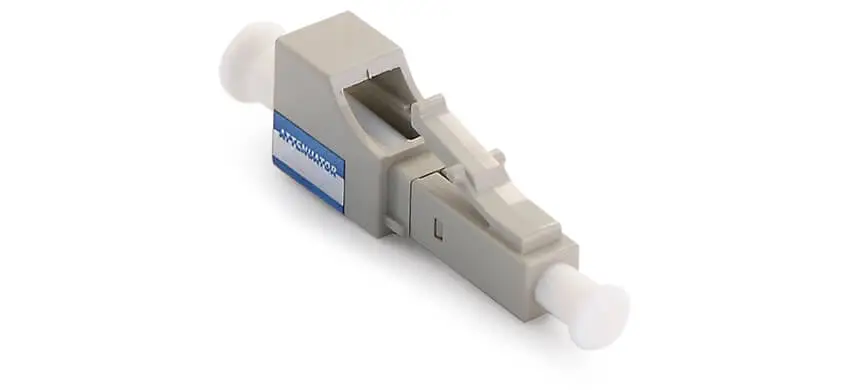 LC/PC Male to Female In-Line Attenuator - 50/125µm Multimode OM3 -  Fixed/1-25dB
