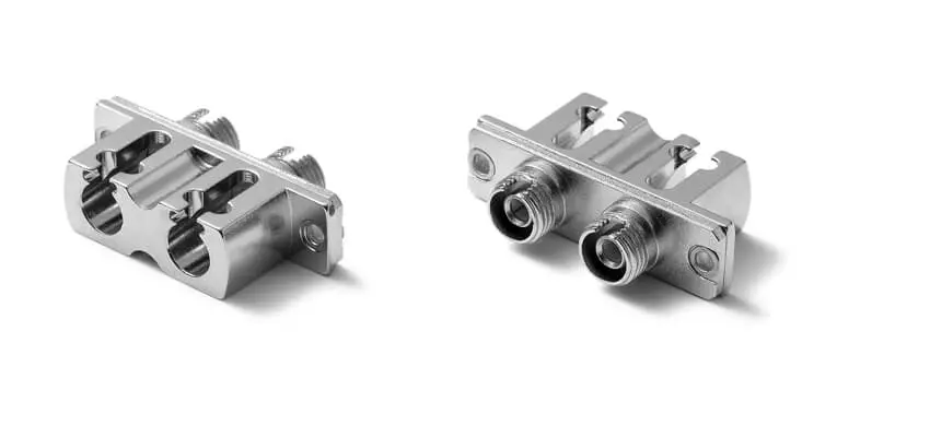 Adapter LC/UPC to FC/UPC Hybrid, 9/125, Female to Female, Duplex, Metal housing