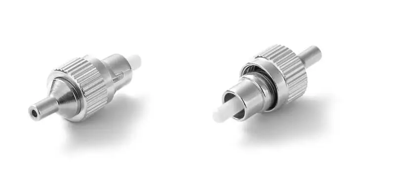 Adapter LC/UPC to FC/UPC Hybrid, 9/125, Female to Male, Simplex, Metal housing