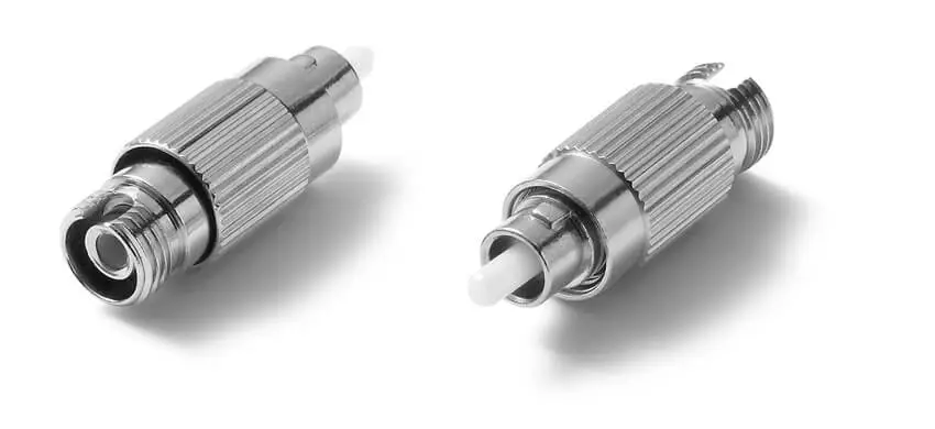 Adapter FC/UPC to FC/APC Hybrid, 9/125, Female to Male, Metal housing