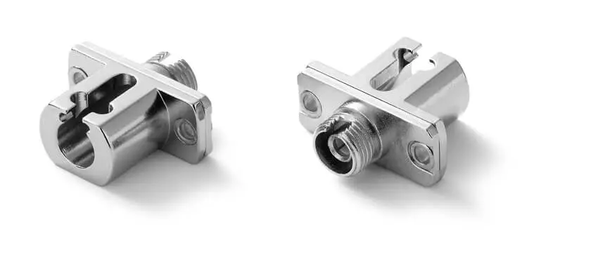 Adapter LC/UPC to FC/UPC Hybrid, 9/125, Female to Female, Simplex, Metal housing with slot