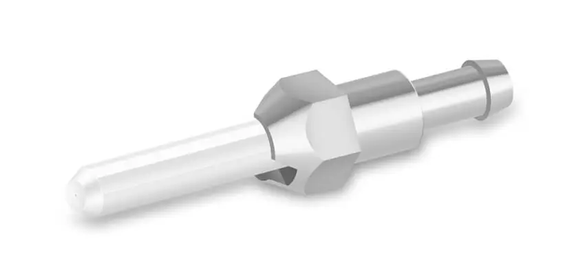 Zirconia Ferrule Singlemode/Multimode LC with CU/SUS Flange