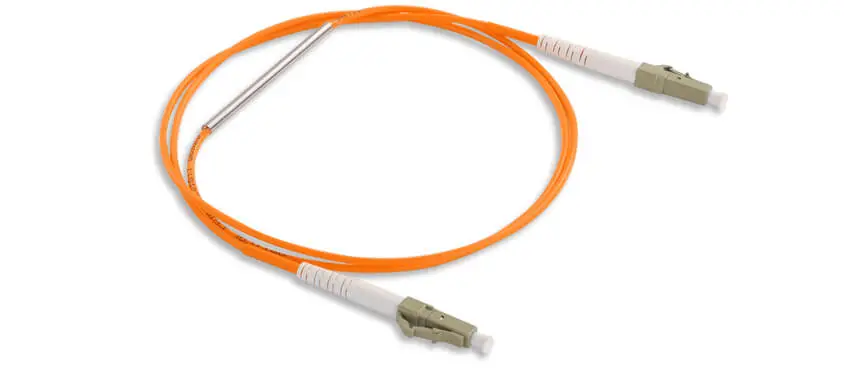 Simplex LC/APC-LC/APC In-Line Cable Attenuator, 62.5/125 Multimode OM1, Fixed/1-25dB