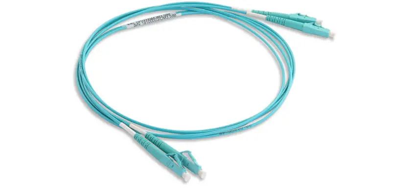 Duplex LC/PC-LC/PC In-Line Cable Attenuator, 50/125  Multimode OM3, Fixed/1-25dB