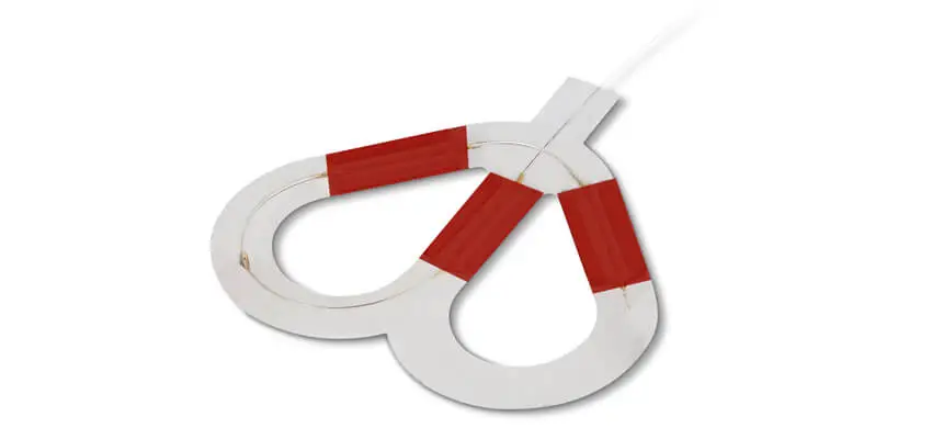 Fiber Bragg Grating (FBG) Strain Rossette Sensor, 45 Degree