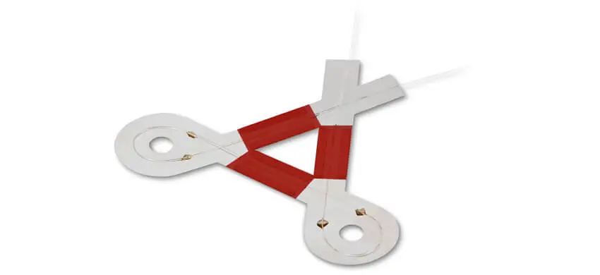 Fiber Bragg Grating (FBG) Strain Rossette Sensor, 60 Degree