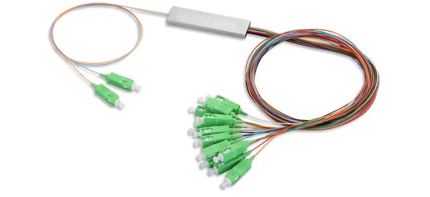 2 x 16 Single Mode PLC Splitter, Mini type, SC/APC, 900μm loose tube