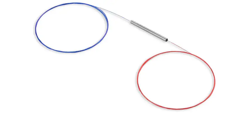 1 x 2 Multi Mode FBT Coupler, Mini type, No Connector, 900μm loose tube