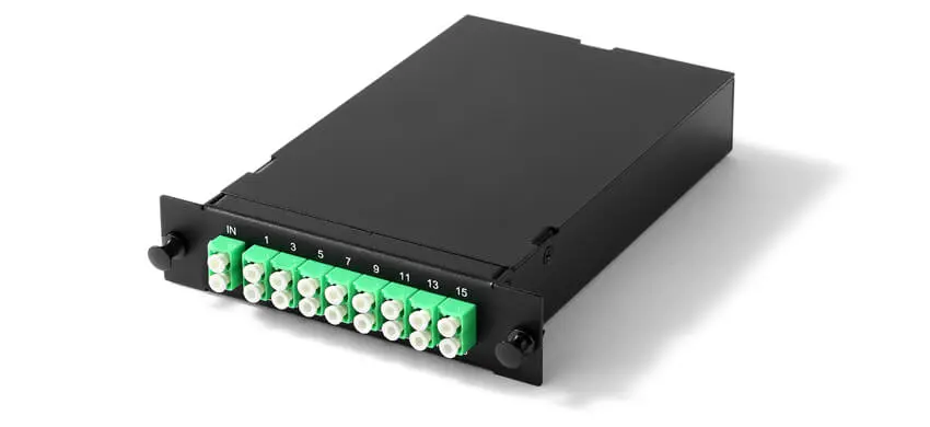 2 x 16 Single Mode PLC Splitter, LC/APC, Standard LGX Cassette