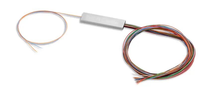 2 x 16 Single Mode PLC Splitter, Bare type, No Connector, 250μm Bare fiber