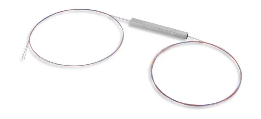 2 x 2 Single Mode PLC Splitter, Mini type, No Connector, 900μm loose tube