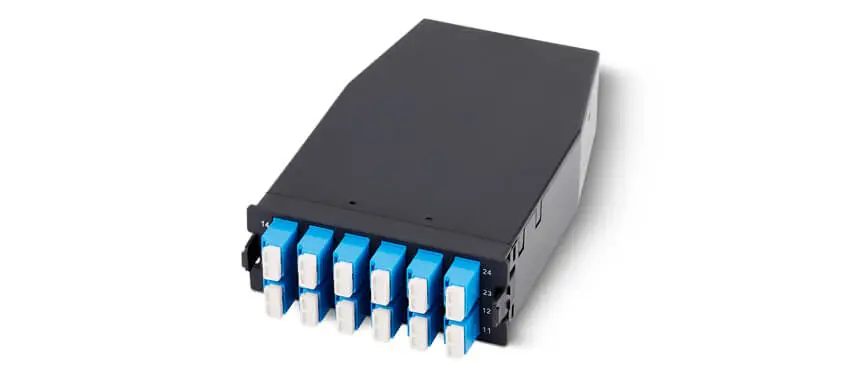 3MPO/MTP<sup>®</sup>-LC(24F) Plastic Module Cassettes, Match for UltraX/Y/N/S Series Enclosures