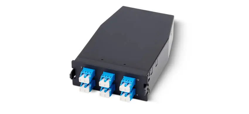 3MPO/MTP<sup>®</sup>-LC(12F) Plastic Module Cassettes, Match for UltraX/Y/N/S Series Enclosures