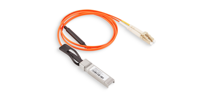 10G SFP+ to Duplex LC Active Optical Cable, Armored, Commercial-grade