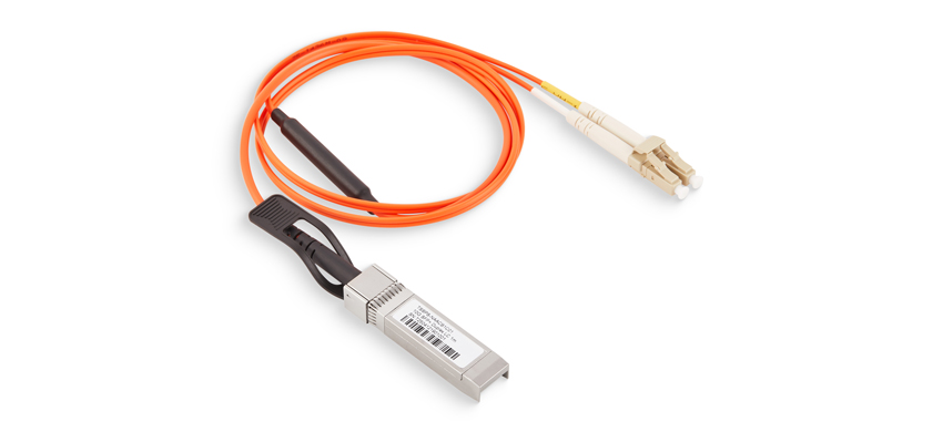 10G SFP+ to Duplex LC Active Optical Cable, Industrial-grade