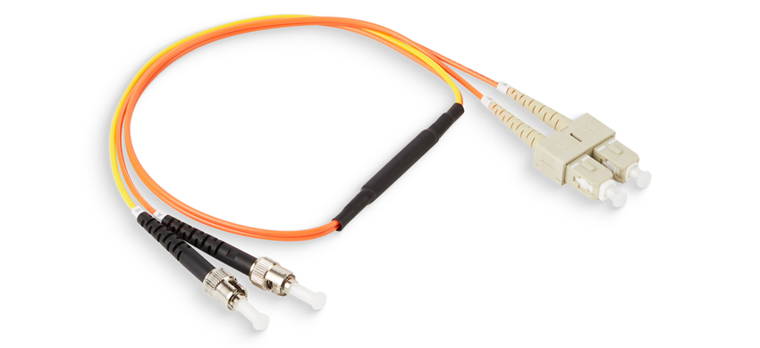 2F, ST/UPC-SC/UPC, Duplex, OM1 Mode Conditioning Cable